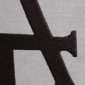 Embroidery on a pillow