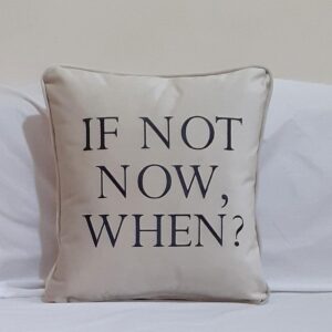 Embroidery on a pillow