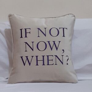 Embroidery on a pillow