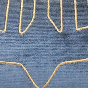 embroidery on a pillow